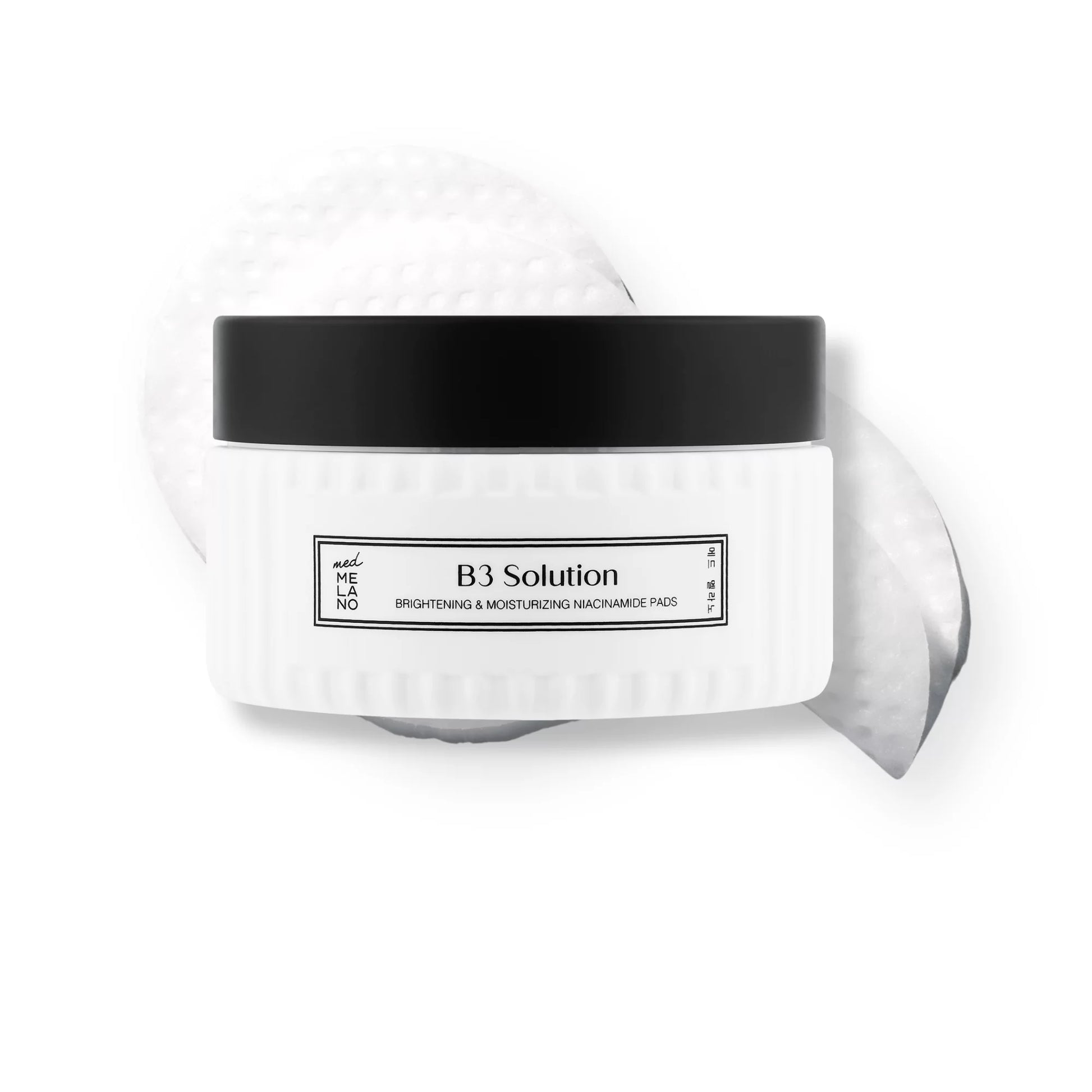 B3 Solution Brightening & Moisturizing Niacinamide Pads – ansiktspads med 5 % niacinamid og AstaCICA™ for jevnere hudtone, mindre rødhet og styrket hudbarriere.