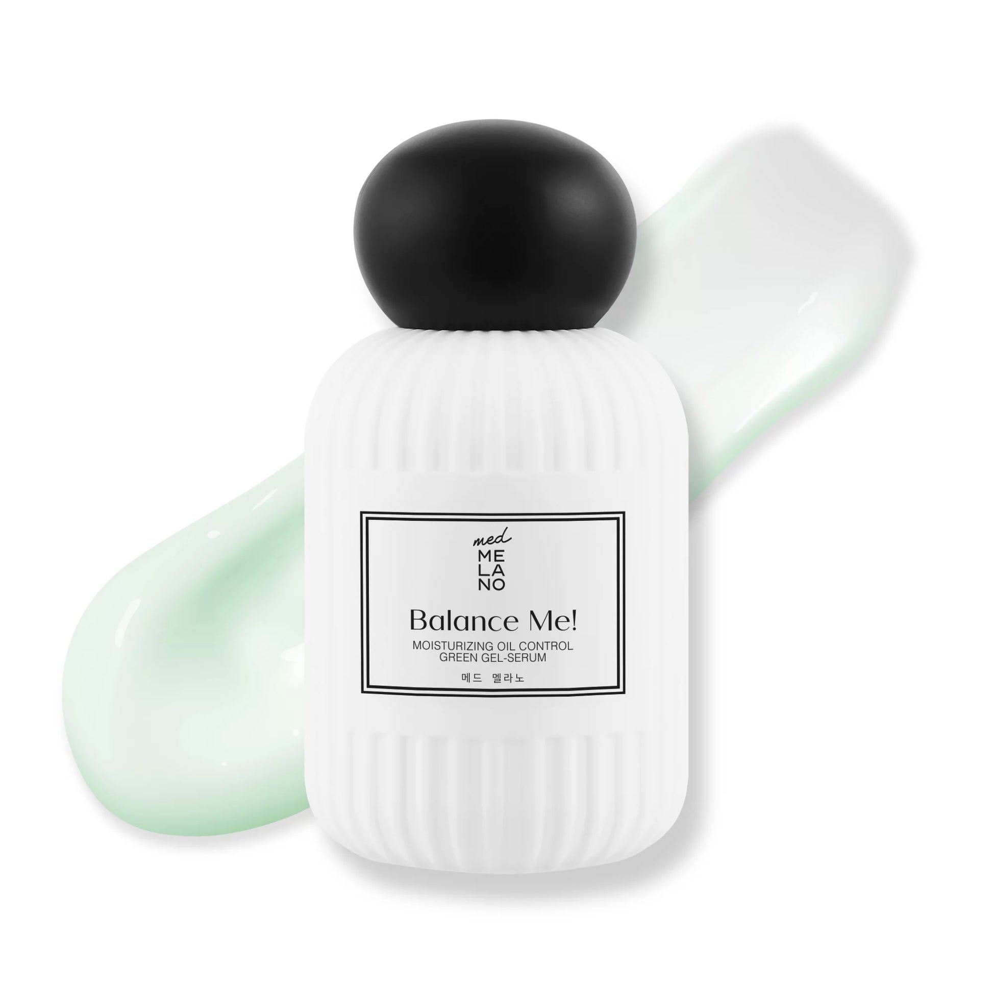 Balance Me! Moisturizing Oil Control Green Gel Serum – lett gel-serum med AstaCICA™ som demper rødhet, balanserer talg og beroliger reaktiv hud.