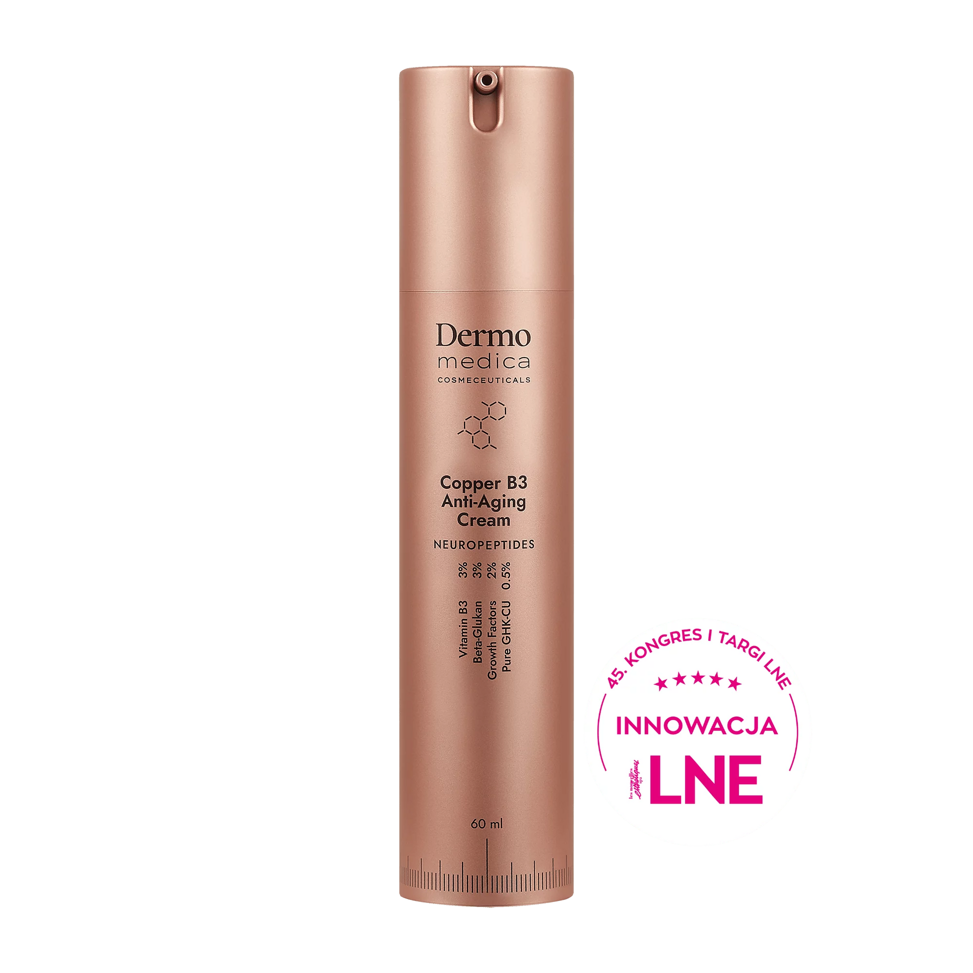 Copper B3 Anti-Aging Cream – regenererende og beroligende krem med kobbertripeptid, niacinamid og vekstfaktorer for sensitiv, aldrende hud.