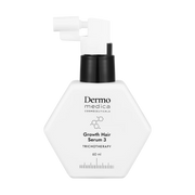 Produktbilde av Growth Hair Serum 3 – serum mot hårtap og fet hodebunn, med vekstfaktorer, GHK-Cu, koffein og salisylsyre.