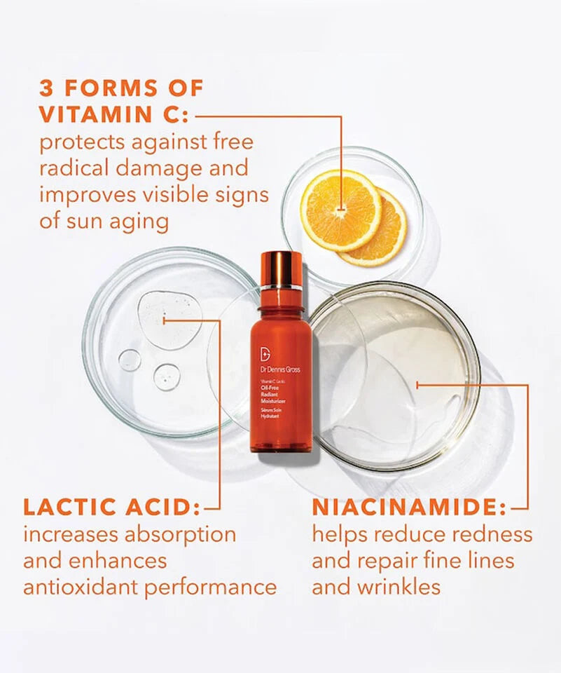 Dr. Dennis Gross Vitamin C+ Lactic Oil-Free Radiant Moisturizer – Derma ...